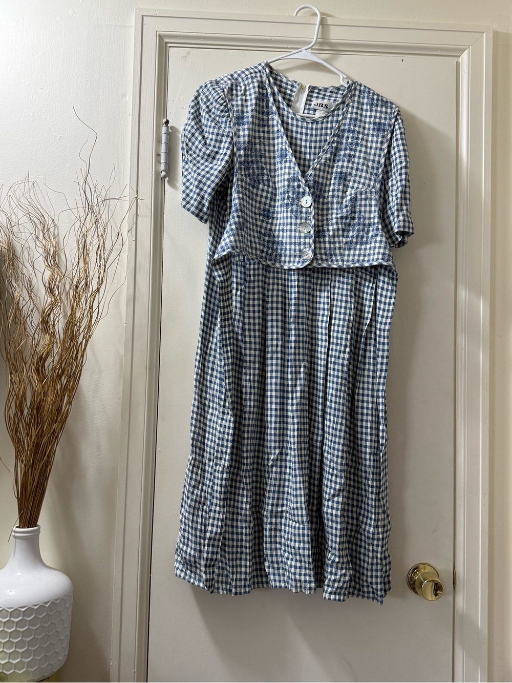 Vintage JBS gingham dress size 6